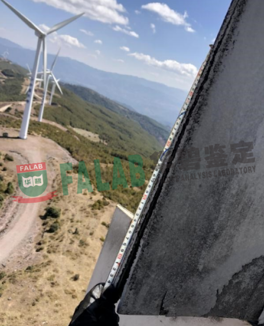 对涉案风力发电机设备叶片断裂原因进行鉴定