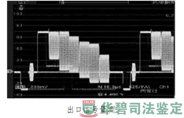 出口信号量测