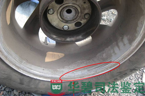 轮辋内圈划痕